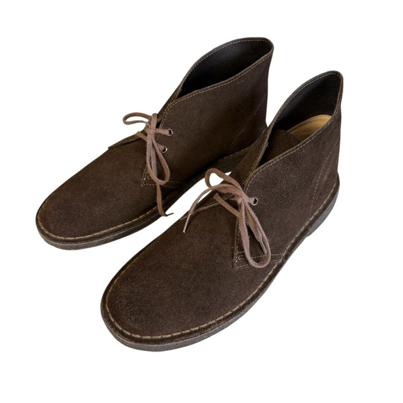 Clarks Men's Desert Boot Evo Dark Brown Suede Size 8.5 #1721 - Picture 6 of 7